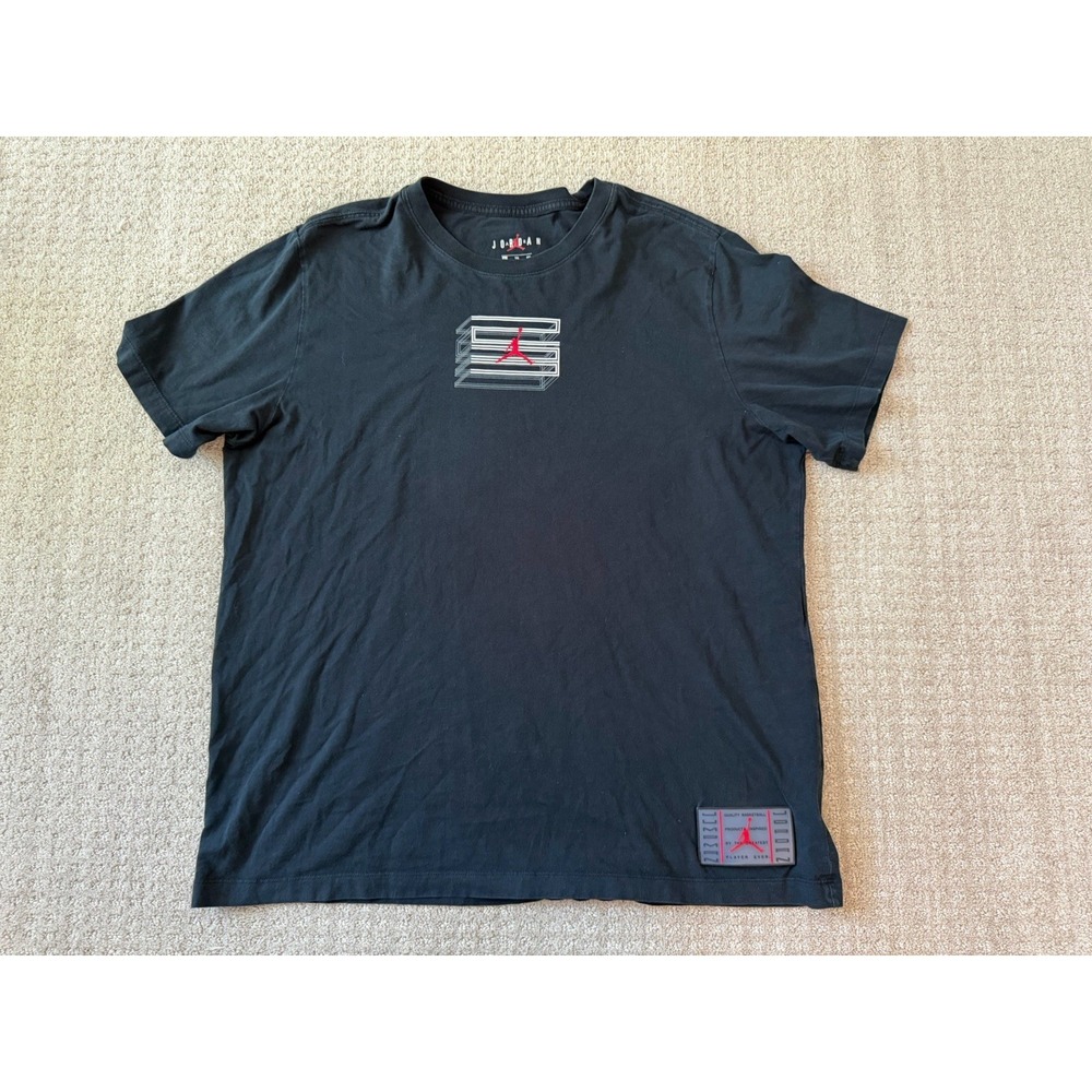 Nike Jordan Retro XI 11 Legacy 23 T-Shirt Black Men's XL